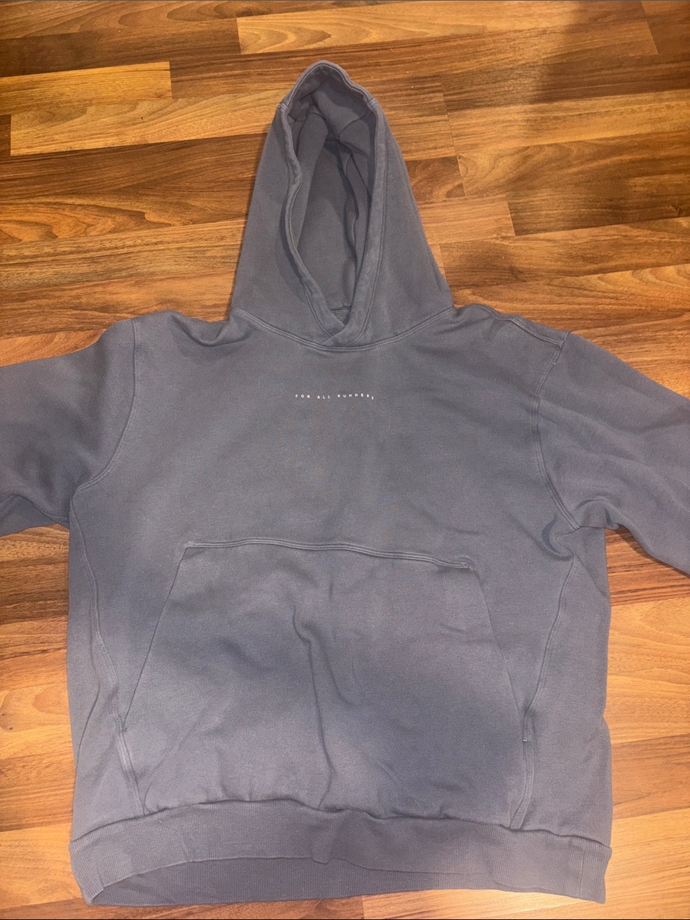 Lululemon Grey Blue 'Runners For All' Graphic Sweatshirt